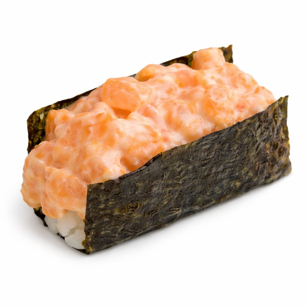 Хенд ролл с лососем